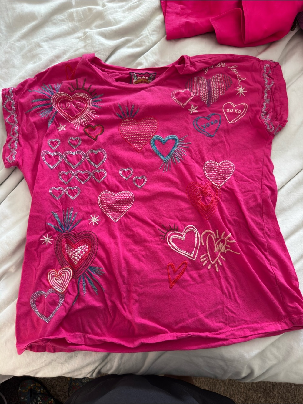 Johnny was t-shirt small